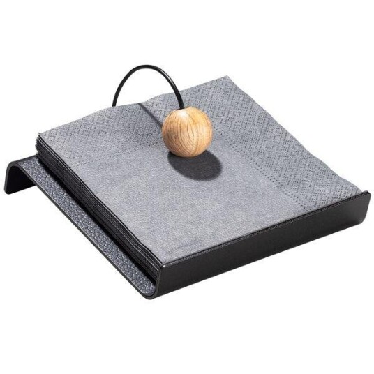 Lind DNA String serviettholder 18x19 cm svart Lind DNA String serviettholder 18x19 cm svart