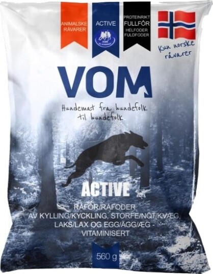 Vom Og Hundemat Vom Active Protein Kjøttbolle 560Gr Vom Og Hundemat Vom Active Protein Kjøttbolle 560Gr