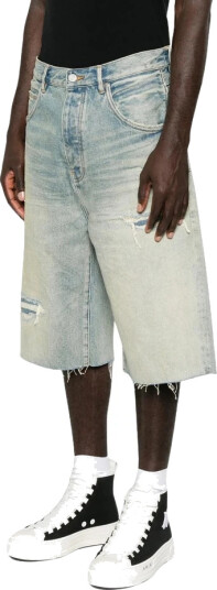Purple Brand Herre Shorts Blå W34, Purple Brand Herre Shorts Blå W34,