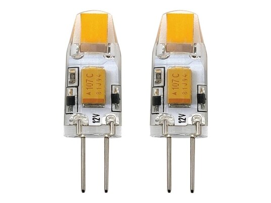 Eglo Led-Lyspære G4 1.8 W Klasse F Varmt Hvitt Lys 2700 K Gjennomsiktig En Pakke 2 Eglo Led-Lyspære G4 1.8 W Klasse F Varmt Hvitt Lys 2700 K Gjennomsiktig En Pakke 2