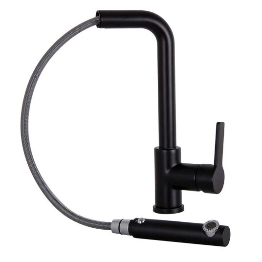 Fima Capo F7029 med Uttrekkbar tut Svart Matt (GRO-4402151)