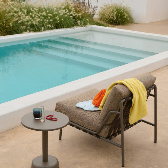 Muuto Lounge Lenestol Settle Ribbed Weave 5/Taupe