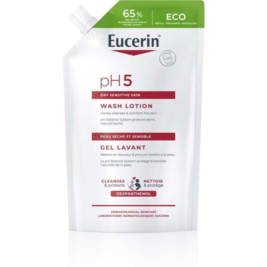 Eucerin pH5 Washlotion Refill Parfymert 400 ml