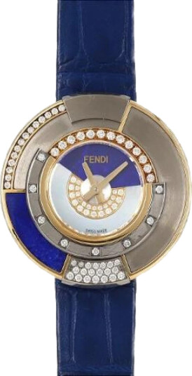 Fendi Vintage, Dame, Pre-owned, Blå, ONE SIZE,