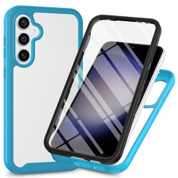 Samsung Galaxy A35 360 Beskyttelse Deksel Babyblå / Klar