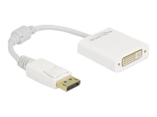 Delock video adapter - DisplayPort til DVI-I - 15 cm