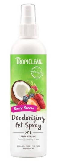 Tropiclean Berry Breeze Deodorant Spray 236 ml Tropiclean Berry Breeze Deodorant Spray 236 ml