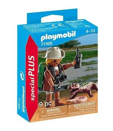Playmobil Special PLUS Specials Investigator with Young Caiman