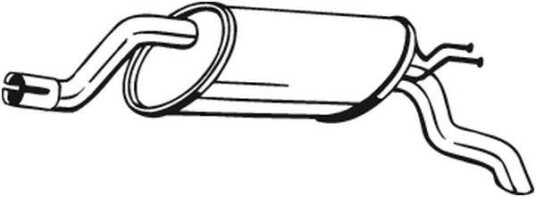 Bakre eksospotte BOSAL 148 195 Bakre eksospotte BOSAL 148 195