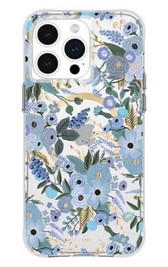Case Mate Rifle Party Co. Garden Party Blue case - MagSafe - iPhone 15 Pro Max