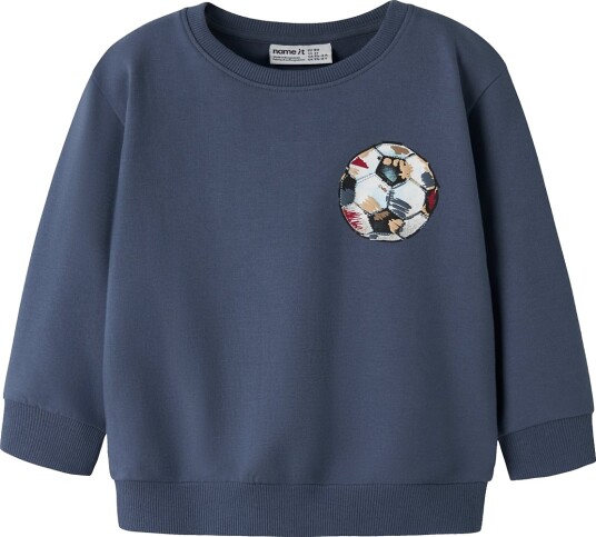 Name It Nmmlouie Ls Nreg Sweat Bru Box Navy 98