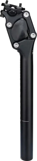 CONTEC SP-060 Slim setepinne med fjæring 27mm vandring Ø31.6mm 400mm 70-85kg sort CONTEC SP-060 Slim setepinne med fjæring 27mm vandring Ø31.6mm 400mm 70-85kg sort