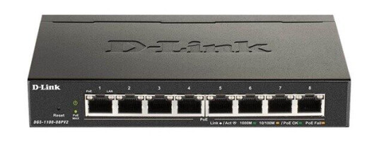 D-Link EasySmart Switch DGS-1100-08PV2 (790069453311) D-Link EasySmart Switch DGS-1100-08PV2 (790069453311)