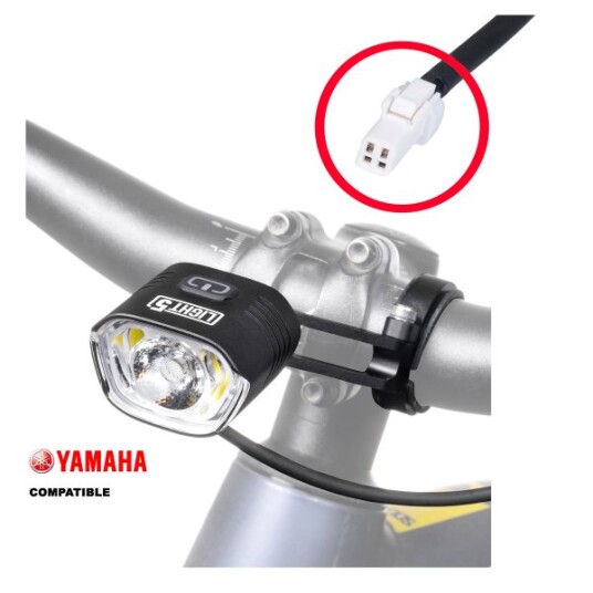 Elsykkellykt Light5 EB1000   1000 ml / Yamaha Kun lykt male
