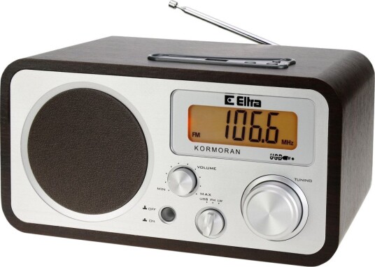 Eltra Kormoran Bærbar Radio - Analog - Svart, Sølv
