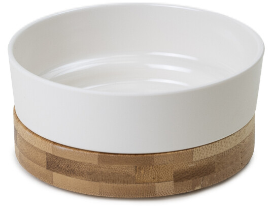 Matskål Bambus Hvit S/M 240Ml 11X4Cm 11X4Cm