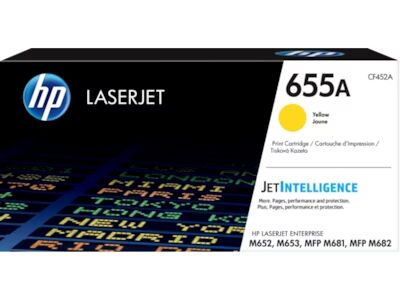 HP Toner 655A Gul HP Toner 655A Gul