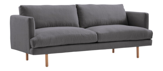 Jotex ANTWERPEN sofa 3-seter Mørk grå 1610217-01-31 1516533-03-0