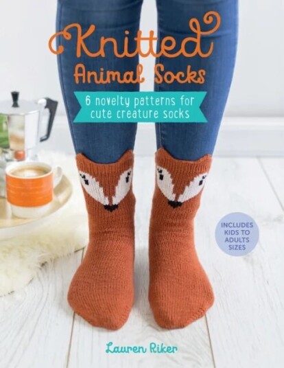 Knitted Animal Socks Av Lauren Riker