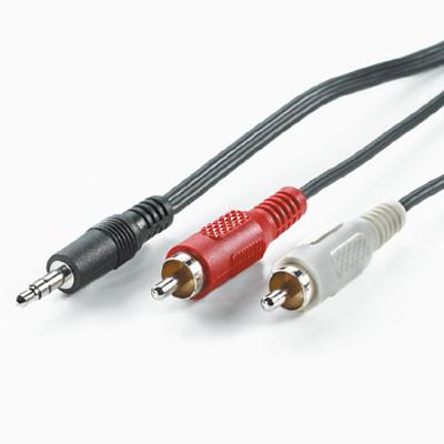 Roline 3,5 mm til 2x RCA Lydkabel 1,5 m
