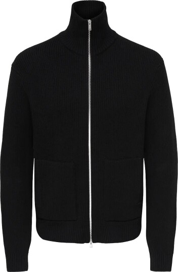 ONLY & SONS Onsstay Reg Zip Cardigan Knit Frml Black L
