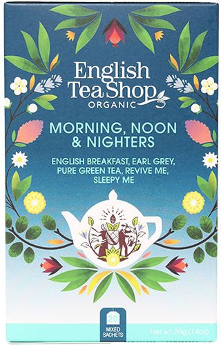 English Tea Shop Morning Noon & Nighters Økologisk 20 Poser