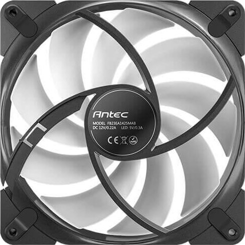 Antec Tq 140 Argb_3Pk Vifte 14cm Grå Sort