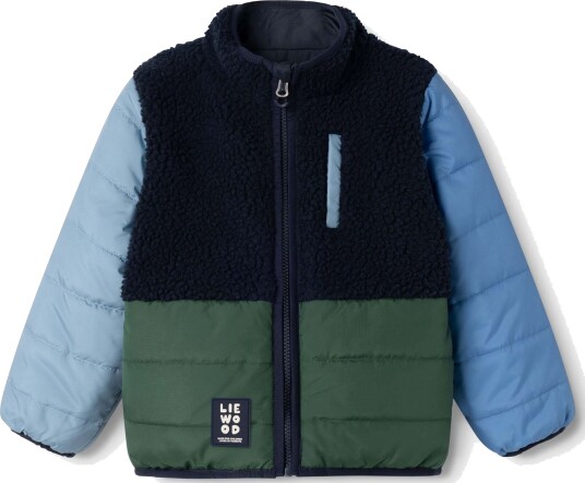 LIEWOOD Franka Vendbar Fleecejakke Classic Navy Multi Mix 110