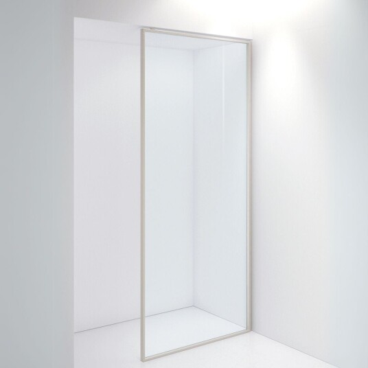 INR Iconic Nordic Rooms Dusjvegg Edge 20 Plus Måltlpasset / Stone Klart Glass