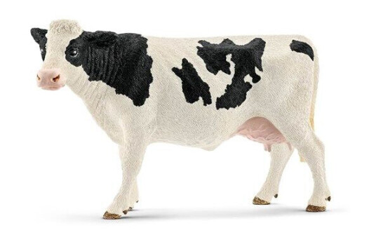 Schleich Holstein Ku Figur i Plast - Dyr Tema
