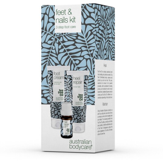 Australian Bodycare Feet & Nails Kit 2 x 100 ml + 1 stk Gaveeske