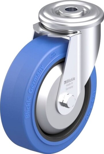 Blickle 941875 Ler-Poev 125G-Sb-Fa Styrehjul I Stål - 125 Mm - 150 Kg - 1 Stk