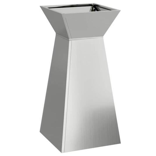 Metalplanter Galvanisert stål 35 x 35 x 73 cm Dekorative innlegg