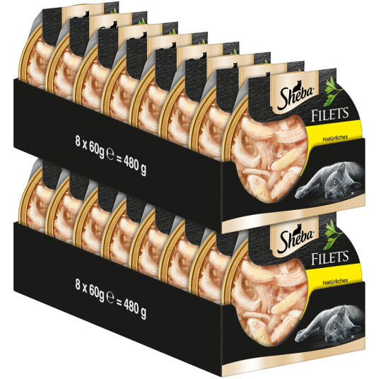 Sheba Fine Fileter 16 X 60 G Kylling