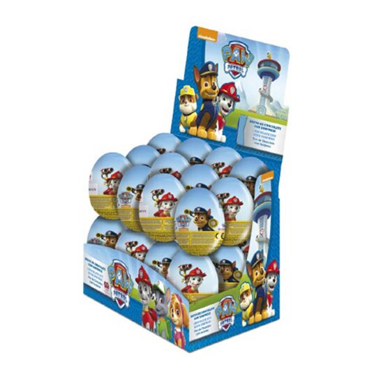ERT Godis Singel Paw Patrol Store Sjokoladeegg - 1-pakning ERT Godis Singel Paw Patrol Store Sjokoladeegg - 1-pakning