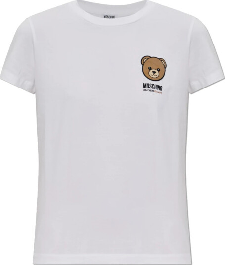Moschino Dame Topper Hvit XS, Moschino Dame Topper Hvit XS,
