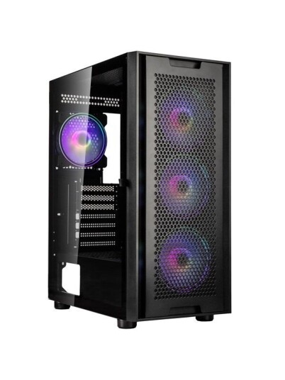 Kolink Observatory Duo ARGB Midi Tower Case - Black Window - Kabinett - Desktop - Svart