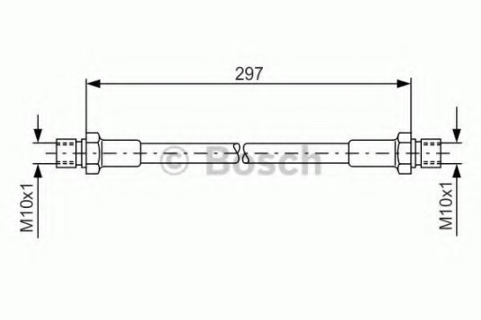 Bremseslange BOSCH 1 987 476 290