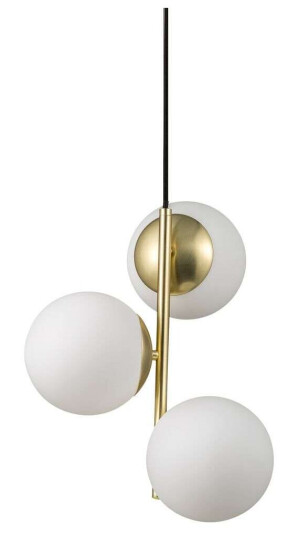 Nordlux - Lilly Pendel Brass/Opal
