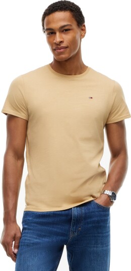 Tommy Jeans Tjm Xslim Jersey Tee Ext Beige S