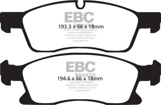 EBC Brakes DP41871R Bremseklosser