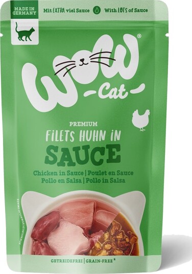 Wow Cat Våtfôr I Saus Kylling 8 X 85 G Wow Cat Våtfôr I Saus Kylling 8 X 85 G