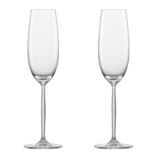 Zwiesel - Diva champagneglass 2 stk 22 cl klar