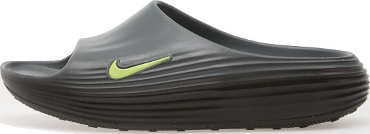 Joggesko Nike ReactX Rejuven8 Men"s Slides Cool Grey/ Volt Black EUR 38.5