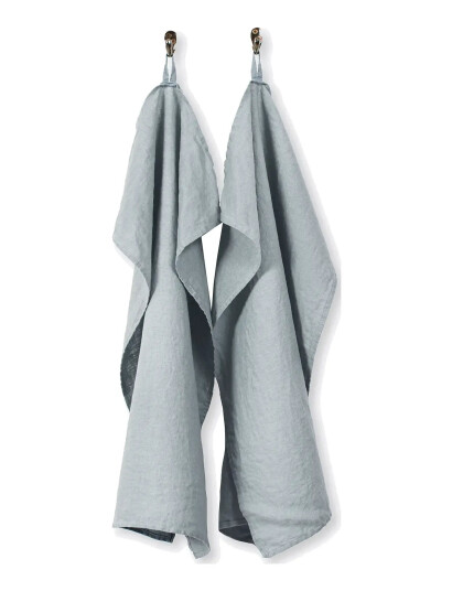 Himla Sunshine Kitchen Towel 2 Pack   Grey   50X70CM