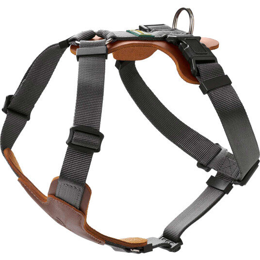 Dog Harness Mixed Aalborg Cognac M Chest 56-81Cm