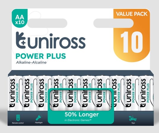 Uniross Power Plus Alkaline Aa-Batterier 24 X 10 Stk