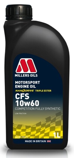 Motorolje MILLERS MOTORSPORT CFS 10W60 1L Motorolje MILLERS MOTORSPORT CFS 10W60 1L