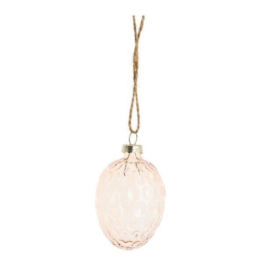 Lene Bjerre Florella hengende eggdekorasjon 7 cm rosa Lene Bjerre Florella hengende eggdekorasjon 7 cm rosa