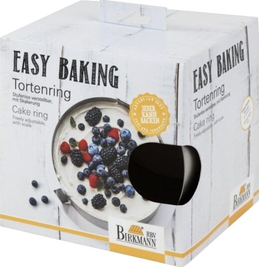 Rbv Birkmann Kakering | Easy Baking   Kakering   Rund   Flat Overflate   Rustfritt Stål   Rustfritt Stål   100 Mm 429314